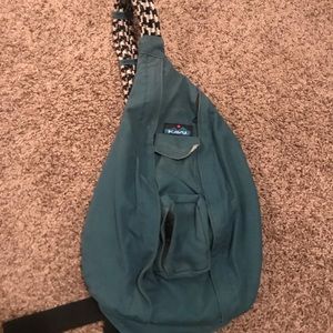 KAVU Rope Bag Teal Like New